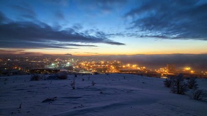 Murmansk Winter Timelapse 4K