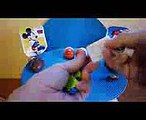 kinder surprize  Disney Mickey Mouse 4-pack Kinder Choco Surprise Eggs Unboxing Toys 2014