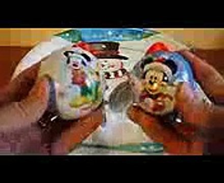 kinder surprize Mickey Mouse Christmas Tree Decorations Surprise Baubles Balls - Sorpresa ミッキーマウス