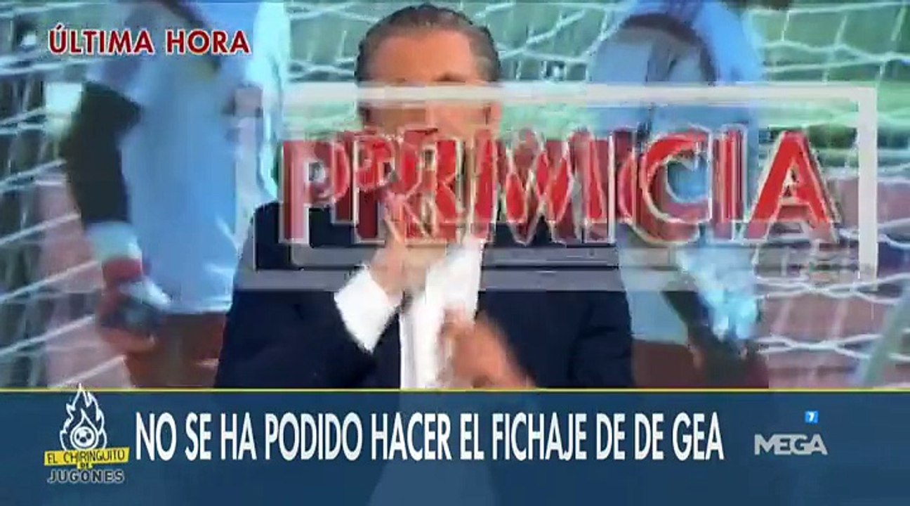 Josep Pedrerol: "El fichaje de De Gea no se ha cerrado a tiempo"