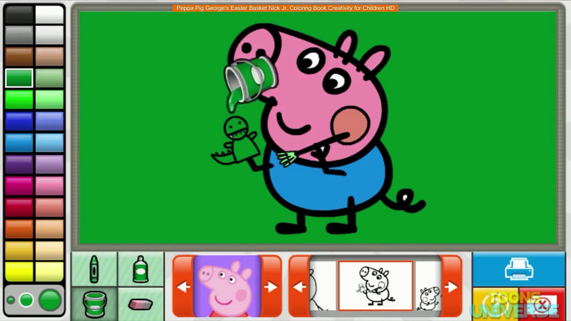Download Peppa Pig George S Easter Basket Nick Jr Coloring Book Creativity For Children Hd Video Dailymotion SVG Cut Files