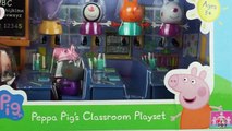 Peppa Pig and her class  Set for children  Lets play with Peppa the pig and her friends