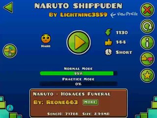 Geometry Dash Naruto Shippuden!