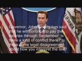 California Governor Schwarzenegger cuts State Employees' Salaries