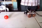 Image processing ball follower robot using Matlab