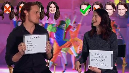Sam Heughan and Caitriona Balfe Play People's Costar Challenge