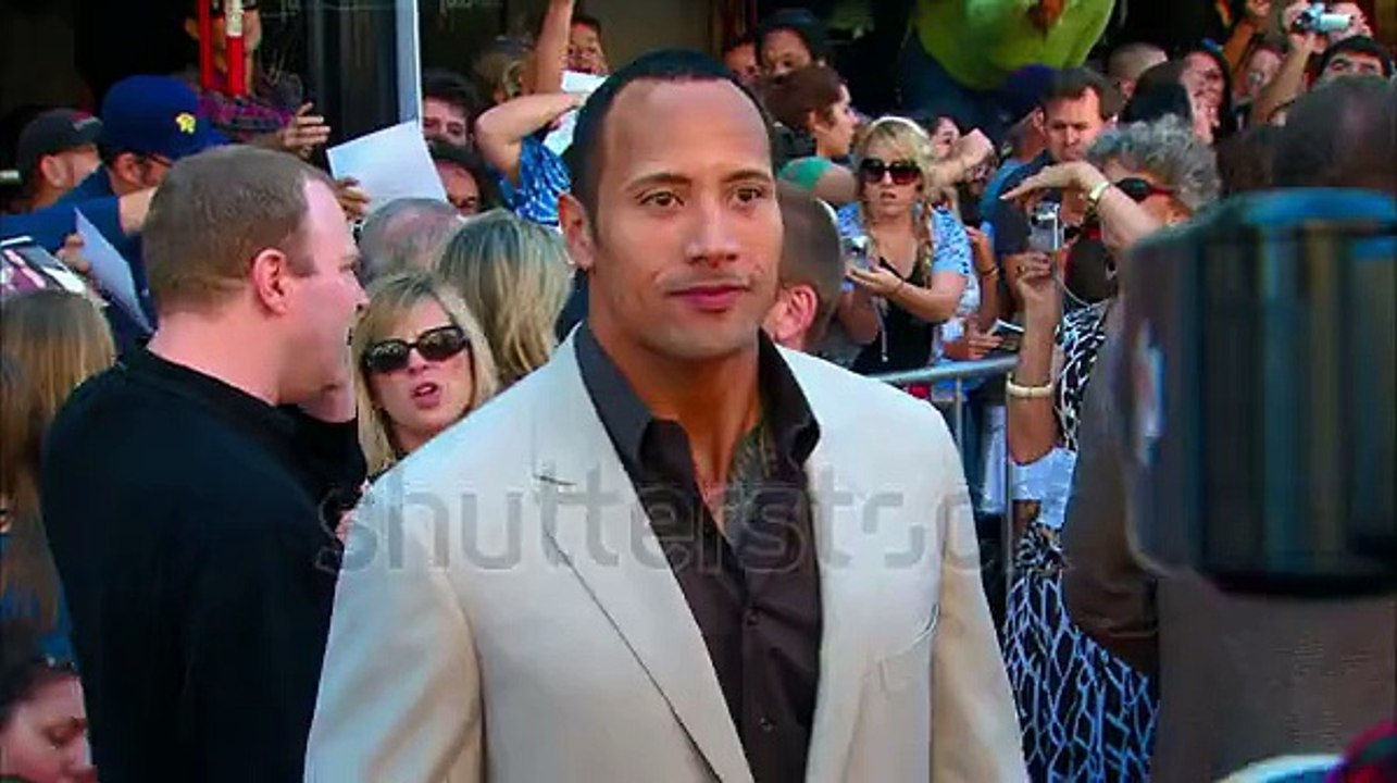 HOLLYWOOD - September 23, 2007  Dwayne Johnson The Rock At The Game Plan Premiere In The El Capitan Theatre In Hollywood September 23, 2007 Stock Footage Video 4557140 - Shutterstock