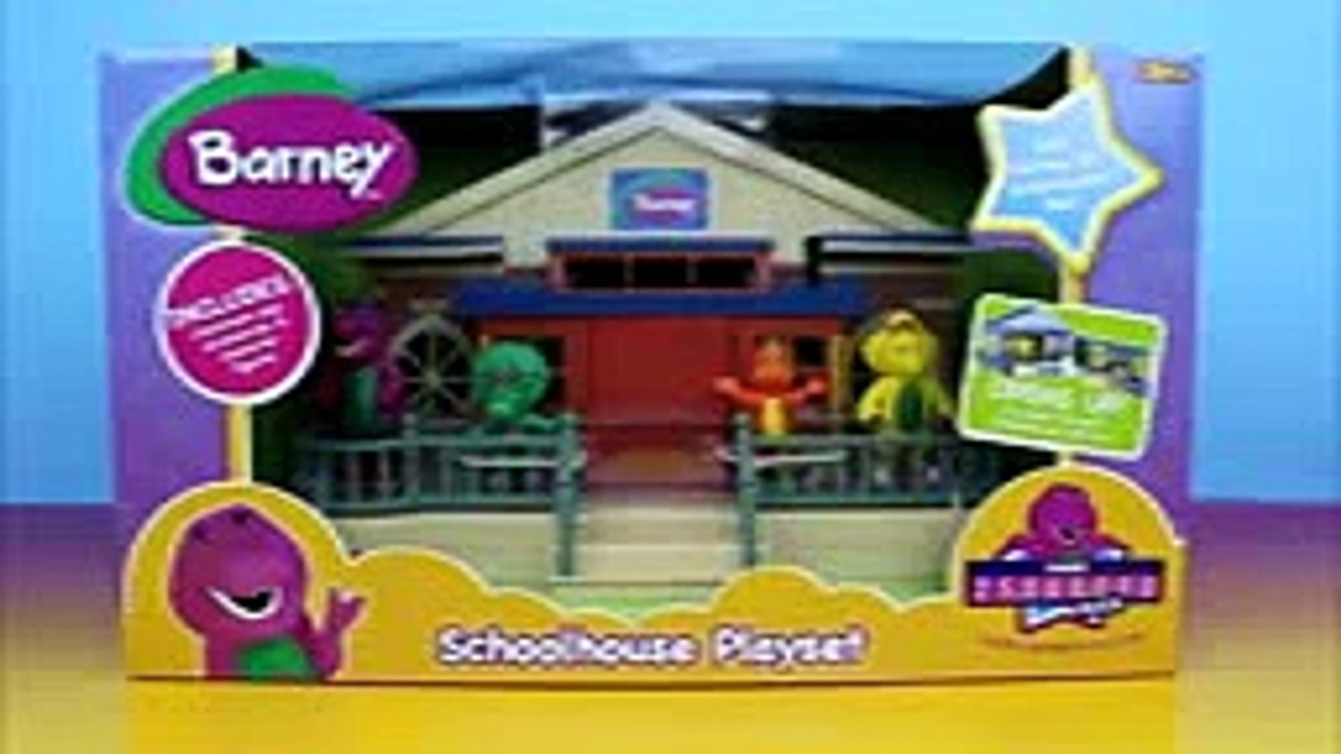 barney schoolhouse playset