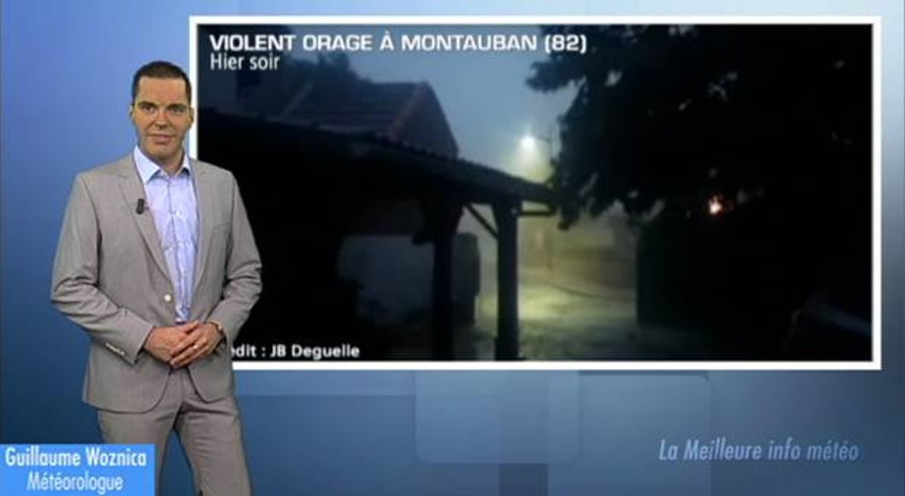 Orages d'une extrême violence dans le sud-ouest