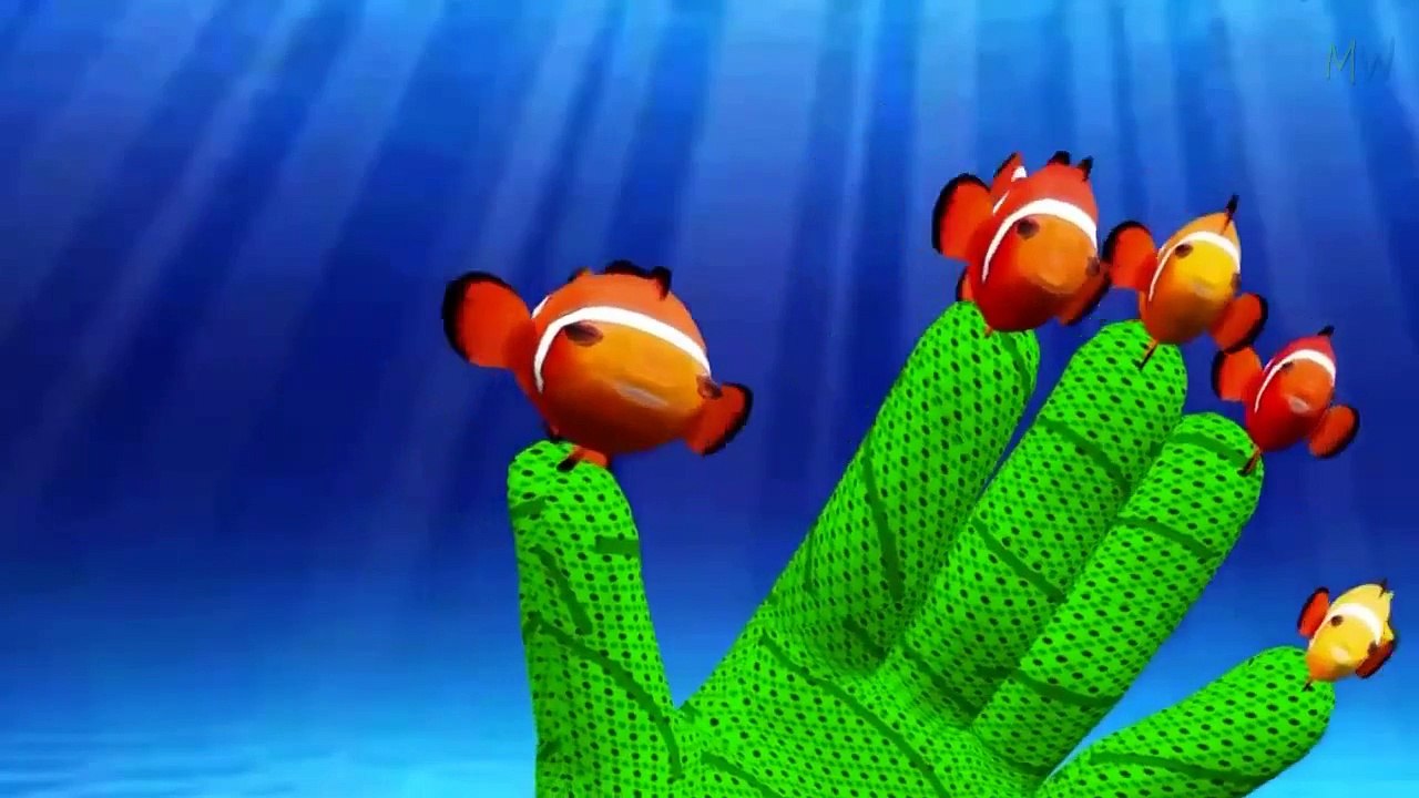 finger family rhymes finding nemo cartoon   finger family nursery rhymes for children animated
