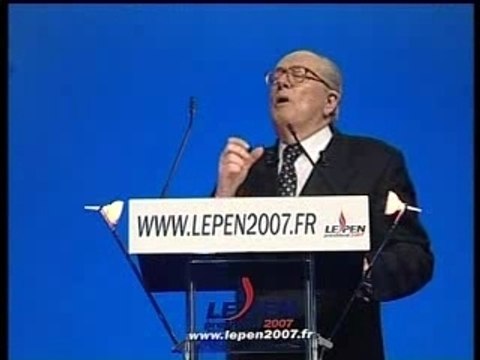 Le Pen discours palais des sports 4/5
