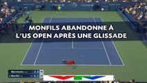 Monfils abandonne à l'US Open après une glissade