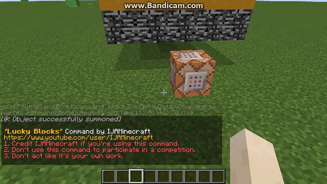 Minecraft Modsuz Lucky Block yapımı