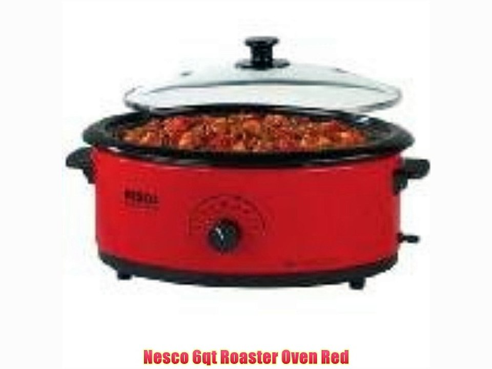 Nesco 6qt Roaster Oven Red