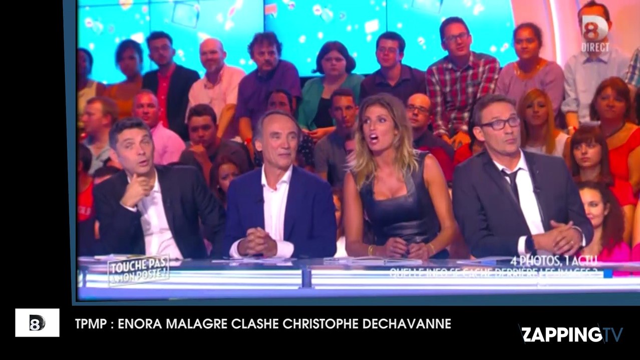 TPMP : Enora Malagré clashe Christophe Dechavanne, "pour une fois qu'il fait un record le pauvre"