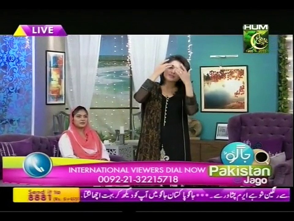 Jago Pakistan Jago With Sanam Jung on Hum Tv Part 2 - 1st September 2015
