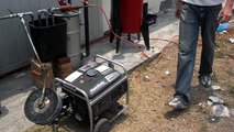 Experimento Generación de Energía Eléctrica a partir de Gas de Madera SYNGAS Universiad Veracruzana