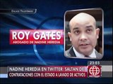 Eduardo Roy Gates: Comisión Belaunde Lossio se excedió al involucrar a Nadine Heredia