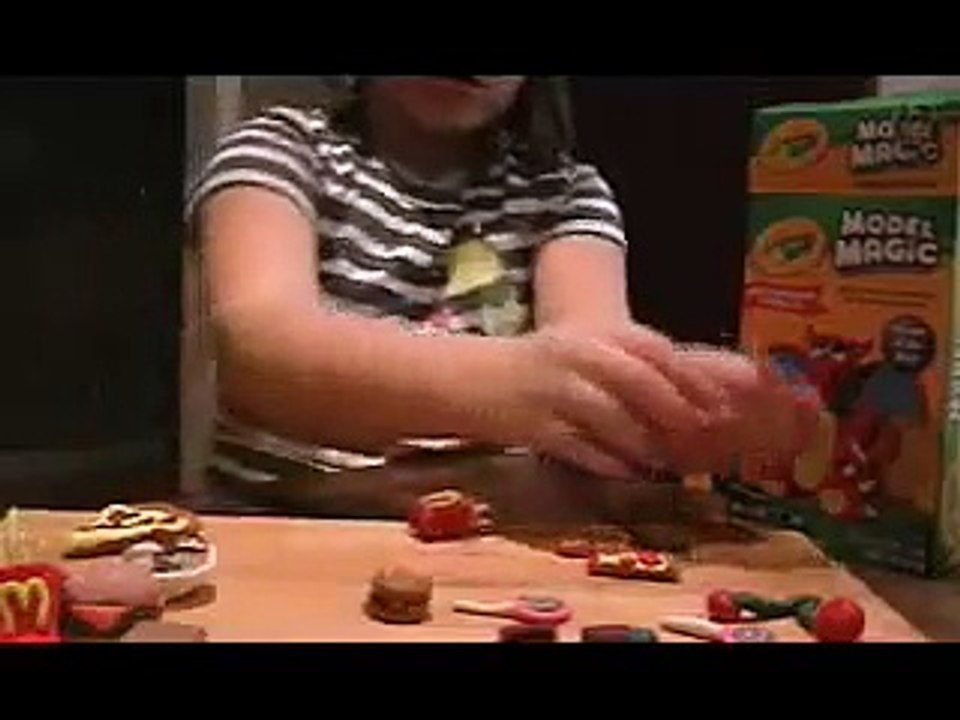 American Girl Doll Clay Food.wmv