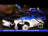 Incidenti stradali | A Bari 3 feriti, a Lecce donna muore