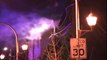 Des cables electriques prennent feu et explosent en pleine rue à Chicago
