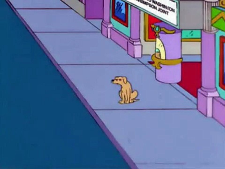 Mirada de Perro Diabolico - Los Simpsons
