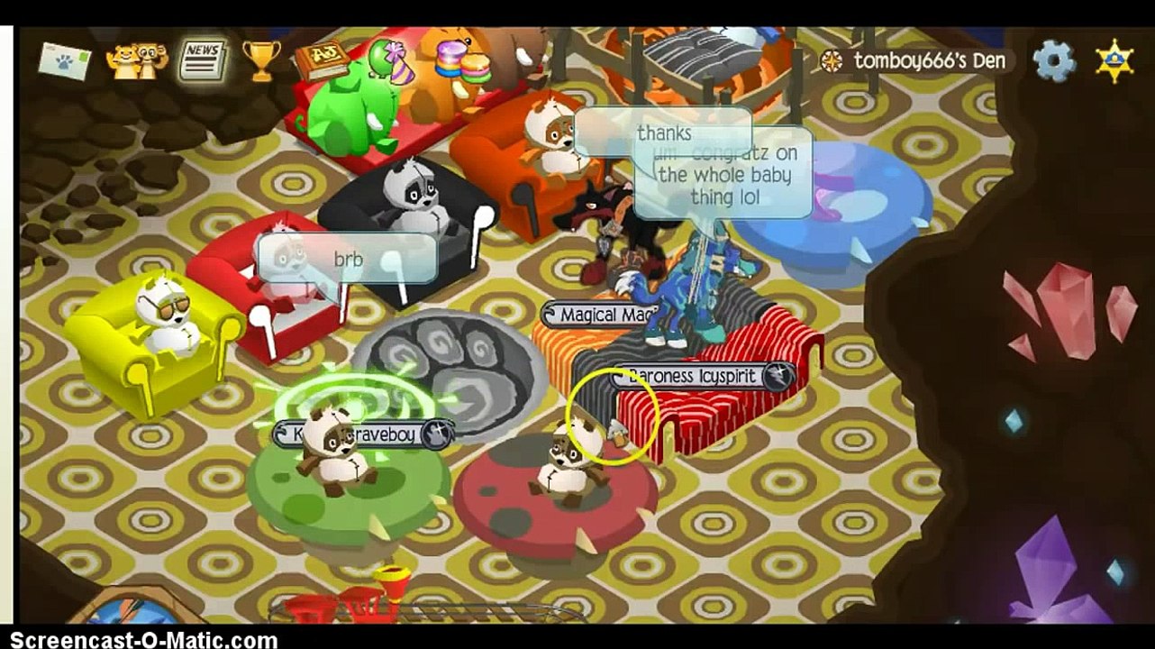 Giving Birth on Animal Jam