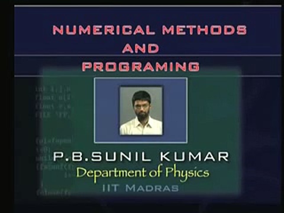 Lecture 32-Solving ordinary differential equations