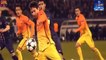 PSG 2 2 Barcelona Goals & Highlights 02 04 2013,MESSI ZLATAN
