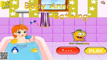 Disney Frozen Game - Frozen Baby Anna Bathing Baby Videos Games For Kids