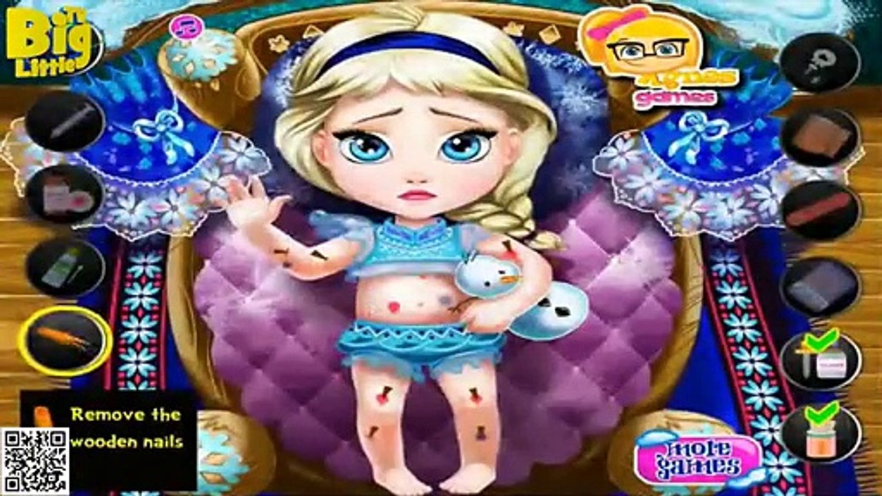 Disney Frozen Game - Frozen Baby Elsa Injured Videos Games For Kids