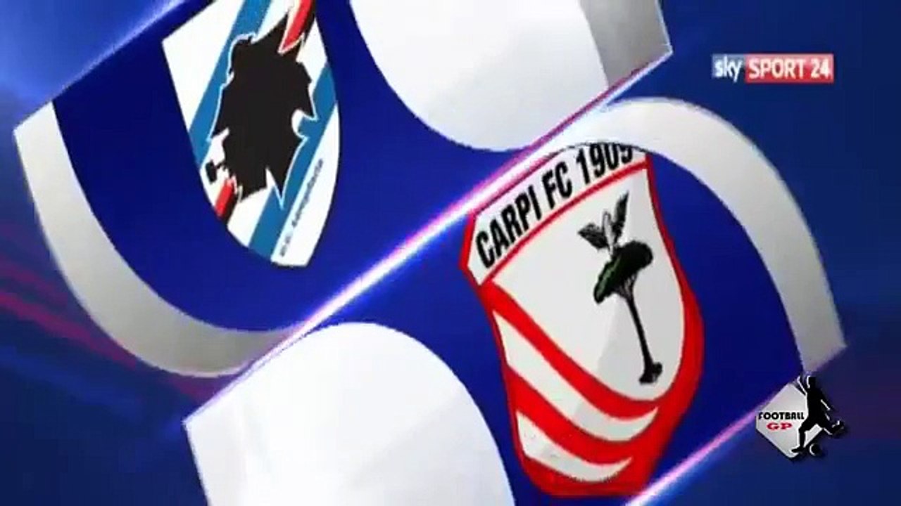 Sampdoria vs Carpi 5-2 All Goals 2015