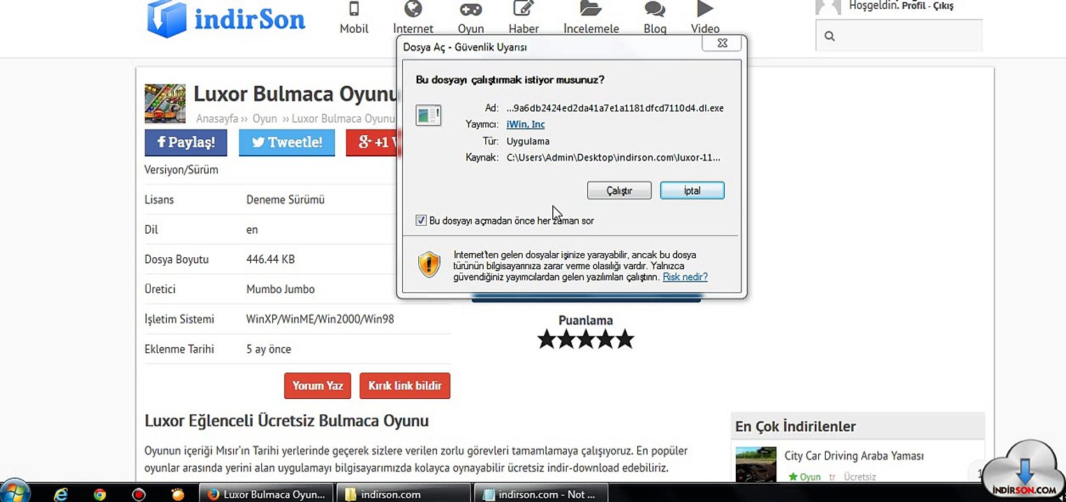 Luxor Bulmaca Oyunu