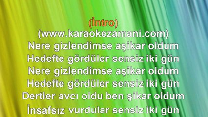 Hakan Taşıyan - Sensiz İki Gün - 1997 TÜRKÇE KARAOKE