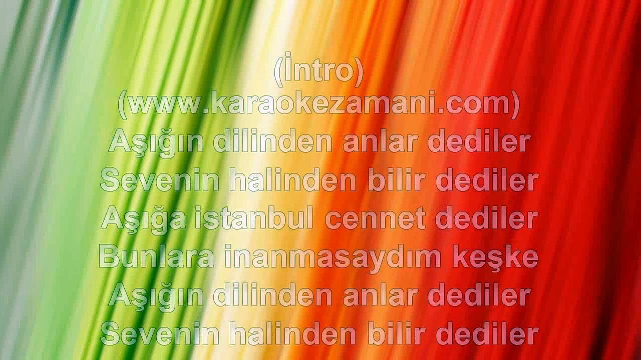 Hakan Altun - İstanbul Olmaz Olsun - 2008 TÜRKÇE KARAOKE