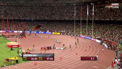 USAİN BOLT MADALYALARI ÜÇLEDİ