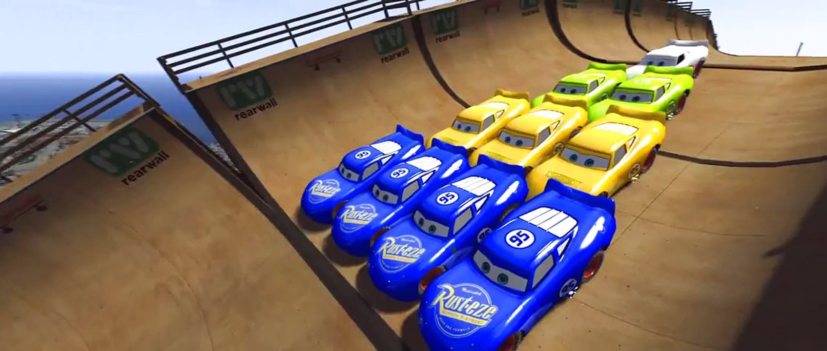 Disney Pixar Cars Lightning McQueen Jumping
