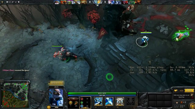 DotA 2 - Nvidia GTX 750, i3 4170 3.7 ghz (High settings) at 1366x768