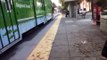 Riding the Sacramento metro light rail (Green Line) Township 9 and Gold Line