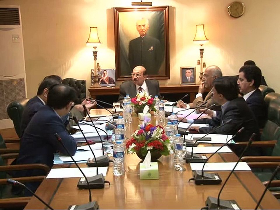 CM Sindh Chairs Selection Board-1 Meeting
