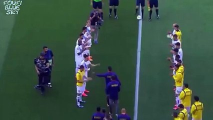 Le magnifique tifo pour rendre hommage Xavi Hernandez 2015