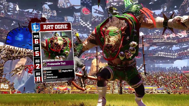 Blood Bowl 2- Dwarfs vs Skaven gameplay