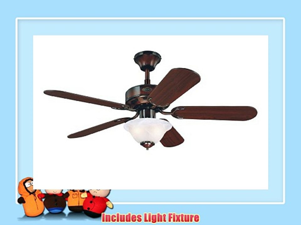 Westinghouse 7826765 Richboro SE 42 Inch Ceiling Fan Rustic Bronze Finish