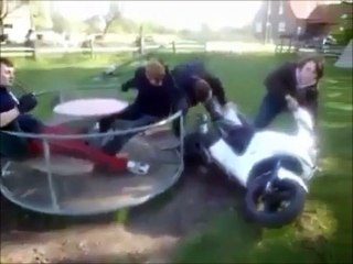 La giostra motorizzata fai da te...