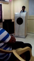 Baloch student giving great speech