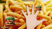 Burger Finger Family Nursery Rhyme - Finger Family Burger Song - Children Songs