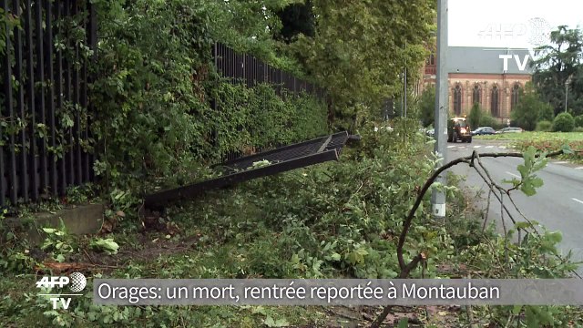 Orages en Midi-Pyrénées: un mort, rentrée reportée à Montauban