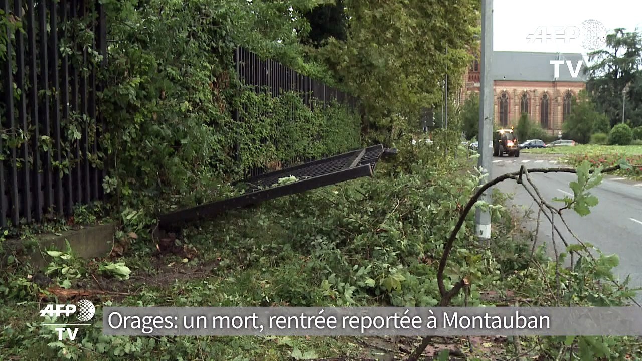 Orages en Midi-Pyrénées: un mort, rentrée reportée à Montauban