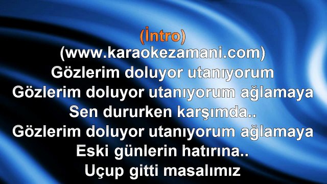 Hakan Altun - Tövbekar - 1999 TÜRKÇE KARAOKE