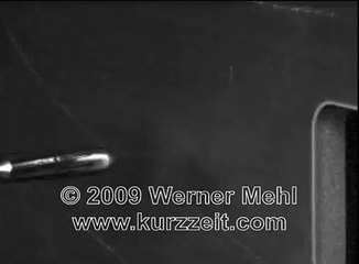 Ballistic impacts at 1 million fps Slow Motion made by Werner Mehl from Kurzzeit